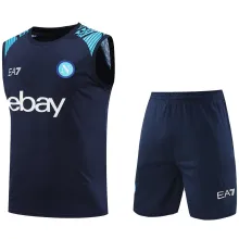 2024/25 Napoli Sapphire Blue Vest Training Jersey(A Set)
