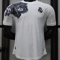 2024/25 RM Y-3 White Player Version Soccer Jersey 无广告版