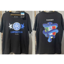 2023/24 In Milan CAMPEONES 20 Black Cotton Shirt