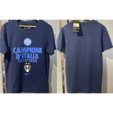 2023/24 In Milan CAMPEONES 20 Royal Blue Cotton Shirt 宝蓝