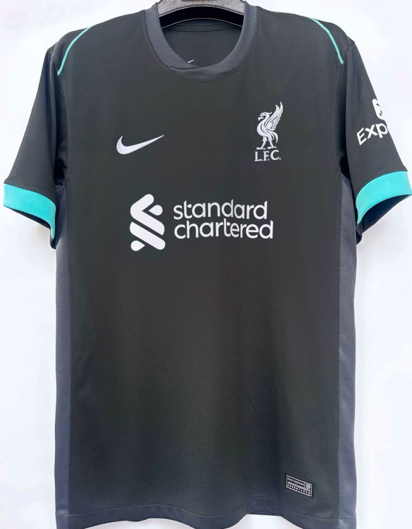 2024/25 LFC 1:1 Quality Away Black Fans Soccer Jersey