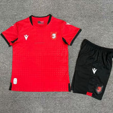 2024/25 Georgia Away Red Kids Soccer Jersey
