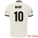 2021/22 LFC 1:1 Quality Away Beige Fans Soccer Jersey