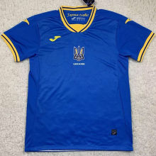 2024/25 Ukraine Away Blue Fans Soccer Jersey
