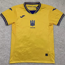 2024/25 Ukraine Home Yellow Fans Soccer Jersey
