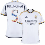 BELLINGHAM #5 RM 1:1 Quality Home Fans Jersey 2023/24 彩色字体