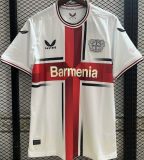 2024/25 Leverkusen Away White Fans Soccer Jersey