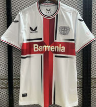 2024/25 Leverkusen Away White Fans Soccer Jersey
