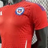 2024/25 Chile Home Red Player Version Soccer Jersey
