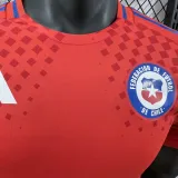2024/25 Chile Home Red Player Version Soccer Jersey