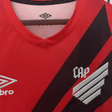 2024/25 AT Paranaense Home Red Women Soccer Jersey 女