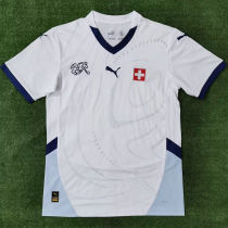 2024/25 Swizerland Away White Fans Soccer Jersey