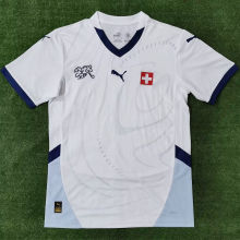 2024/25 Swizerland Away White Fans Soccer Jersey