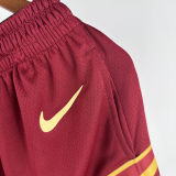 2024/25 Cleveland Wine Red Shorts NBA Pants
