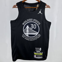 Warriors CURRY #30 Black Honor Edition NBA Jerseys
