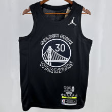 Warriors CURRY #30 Black Honor Edition NBA Jerseys