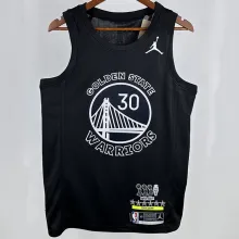 Warriors CURRY #30 Black Honor Edition NBA Jerseys