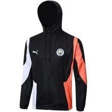 2024/25 Man City Black Red Windbreaker