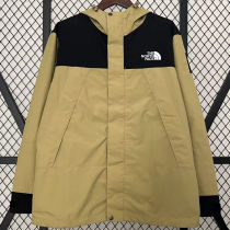 2024/25 THE N FACE Earth-Yellow Windbreaker 有帽