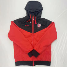 2024/25 France Red Black Windbreaker