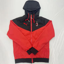 2024/25 AC Red Black Windbreaker