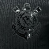 2024/25 Corinthians Away Black Player Version Soccer Jersey 带胸前广告