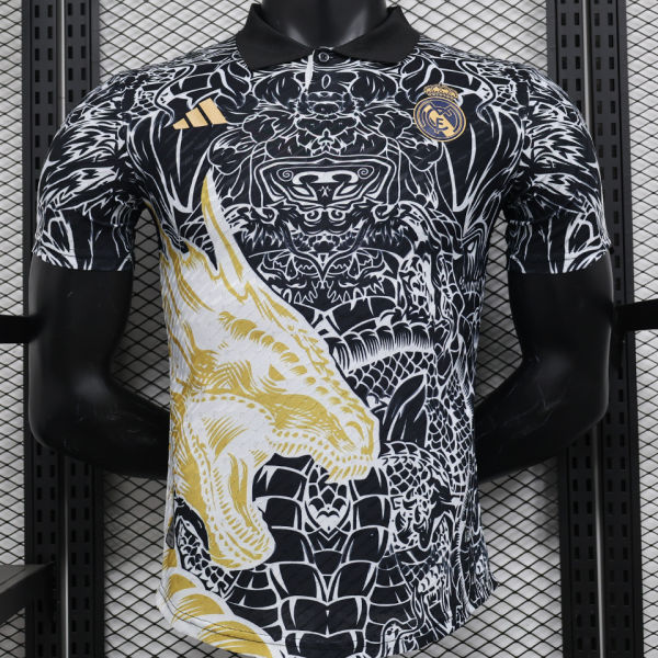 2024/25 RM Special Edition Black Player Version Soccer Jersey