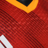 2024 Roma ASR Originals Red Player Version Soccer Jersey 有胸前新新广
