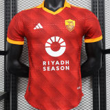 2024 Roma ASR Originals Red Player Version Soccer Jersey 有胸前新新广