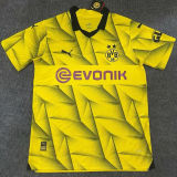 2023/24 BVB UCL Version Yellow Fans Soccer Jersey 背后广告在下面