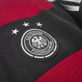 2014 Germany Away Balck And Red Retro Soccer Jersey 3 Start三星
