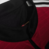 2014 Germany Away Balck And Red Retro Soccer Jersey 3 Start三星