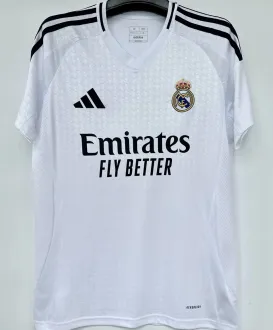 2024/25 RM 1:1 Quality Home White Fans Soccer Jersey