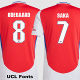 2024/25 ARS 1:1 Quality Home Red Fans Soccer Jersey