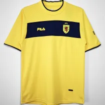 2002 Scotland Away Yellow Retro Soccer Jersey