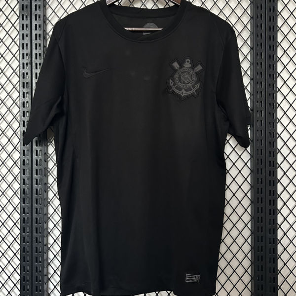 2024/25 Corinthians Away Black Fans Soccer Jersey 刺绣版