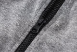 22024/25 England Grey Hoody Zipper Jacket Tracksuit