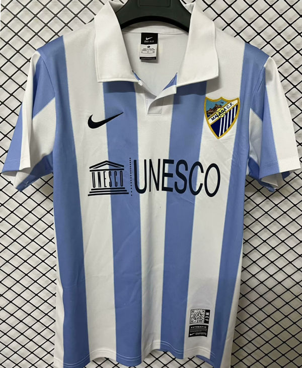 2013 Malaga Home Retro Soccer Jersey