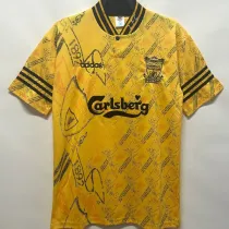 1994/96 LFC Away Yellow Retro Soccer Jersey