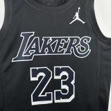 Lakers JAMES #23 Black Honor Edition NBA Jerseys