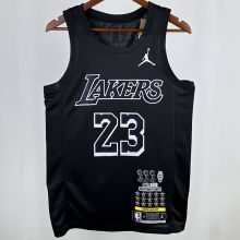 Lakers JAMES #23 Black Honor Edition NBA Jerseys