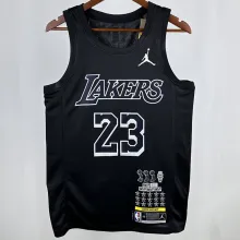 Lakers JAMES #23 Black Honor Edition NBA Jerseys