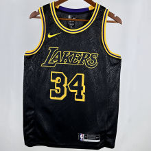 2024/25 Lakers ONEAL #34 White NBA Jerseys