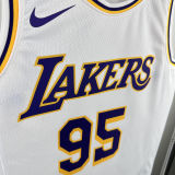2024/25 Lakers TOSCANO #95 White NBA Jerseys
