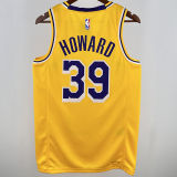 2024/25 Lakers HOWARD #39 Yellow NBA Jerseys