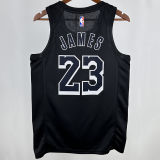 Lakers JAMES #23 Black Honor Edition NBA Jerseys