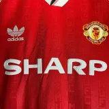 1988/90 M Utd Home Red Retro Soccer Jersey