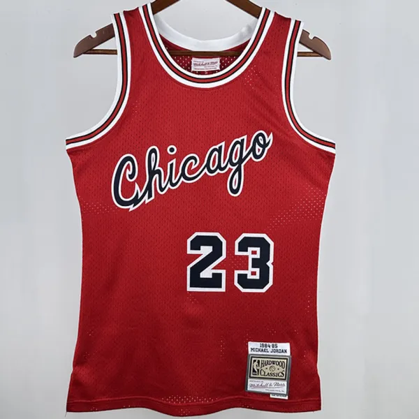 1984/1985 Bulls JORDAN #23 Red Retro NBA Jerseys 热压
