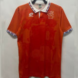 1996 Netherlands Home Orange Retro Jersey