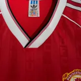 1988/90 M Utd Home Red Retro Soccer Jersey